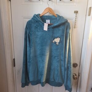 Pokemon Snorlax Plush Cosplay Unisex Hoodie XL GameStop Exclusive
